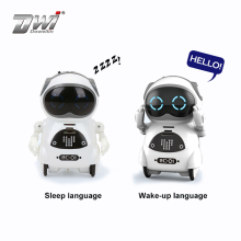 DWI Dowellin Pocket Interactive Robot Talking Dialogue Voice Recognition Mini Robot Toy